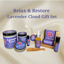 Lavender Gift set for stressed out people. Relax and Restore