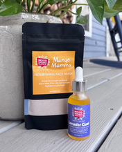 Lavender Face oil and powdered clay mask