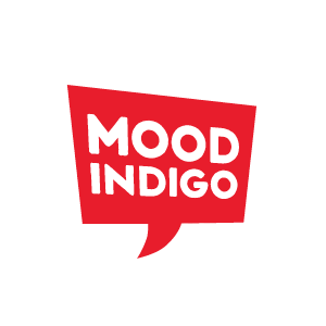 Mood Indigo Logo White Burst