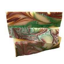 Christmas soap, peppermint-clove soap