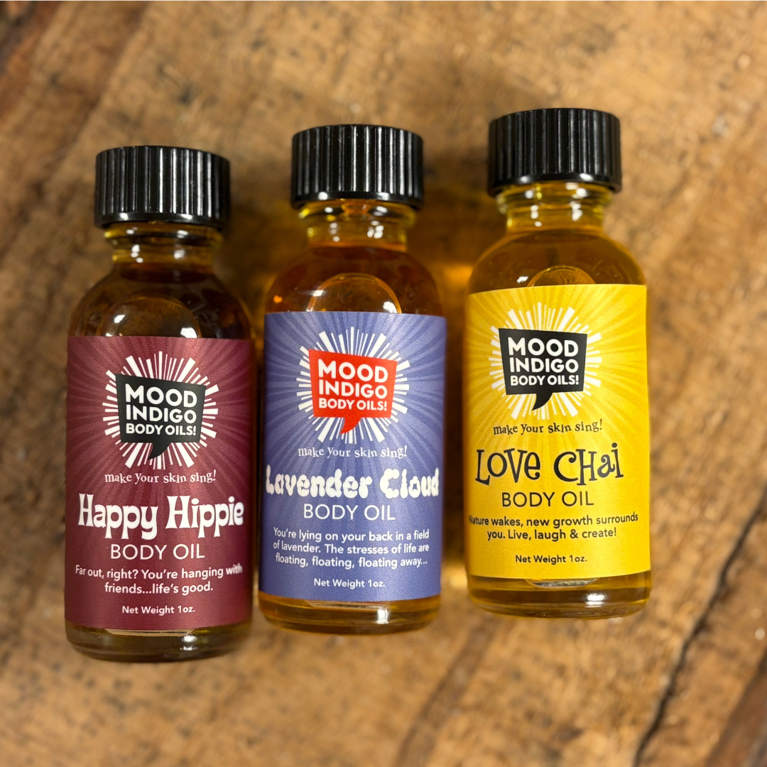 Mini Body Oil Set | Natural Aromatherapy Body Oils — 3 Pack