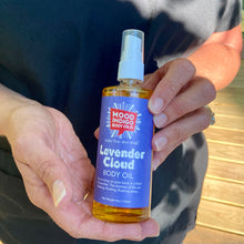 Relaxing Lavender body oil for dry and distressed skin.