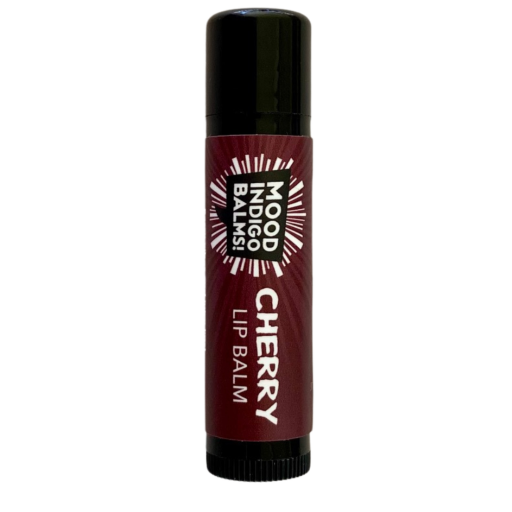 Natural Lip Balm Mood Indigo Cherry Lip Balm for soft, hydrated, kissable lips