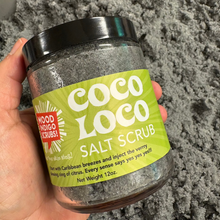 Citrus salt scrub with activated charcoal