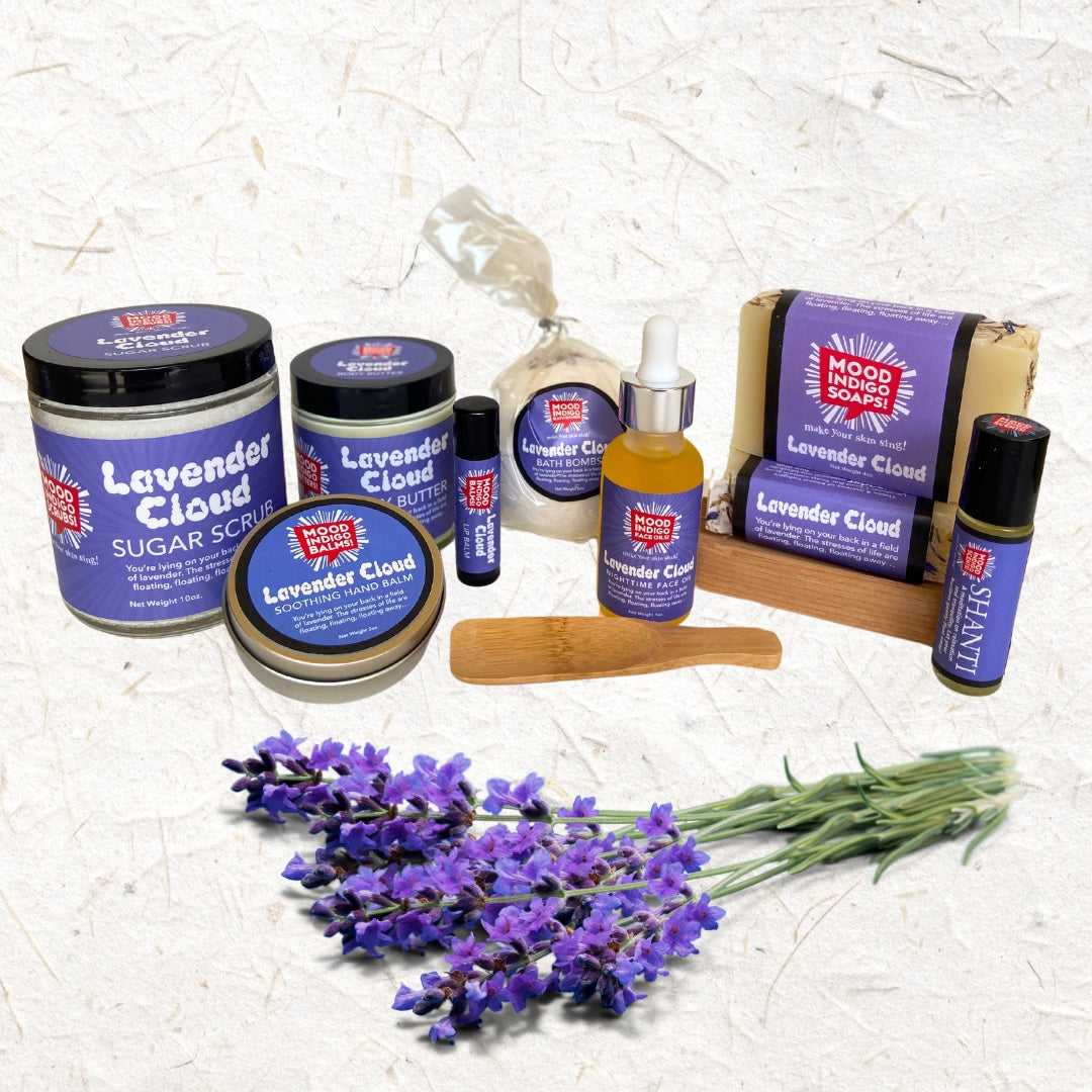 Lavender Gift Set — 10-Piece Natural Skincare Collection | Relax & Restore