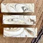 Natural plant-based soap with blueberry extract, Japanese matcha, lavender

