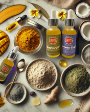 Clay masks and face oils from Mood Indigo