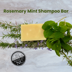 Rosemary Peppermint Shampoo bar. For glossy, full bodied hair