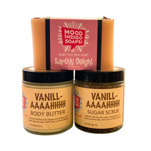 Vanilla self care gift sets for soft skin
