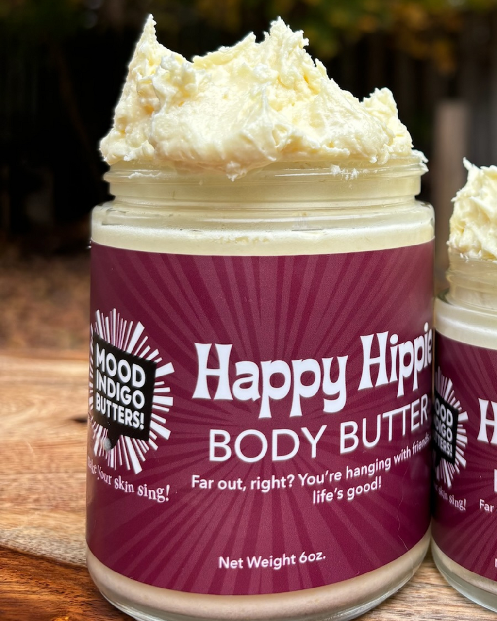 Jar of Patchouli Body Butter for dry, sensitive skin